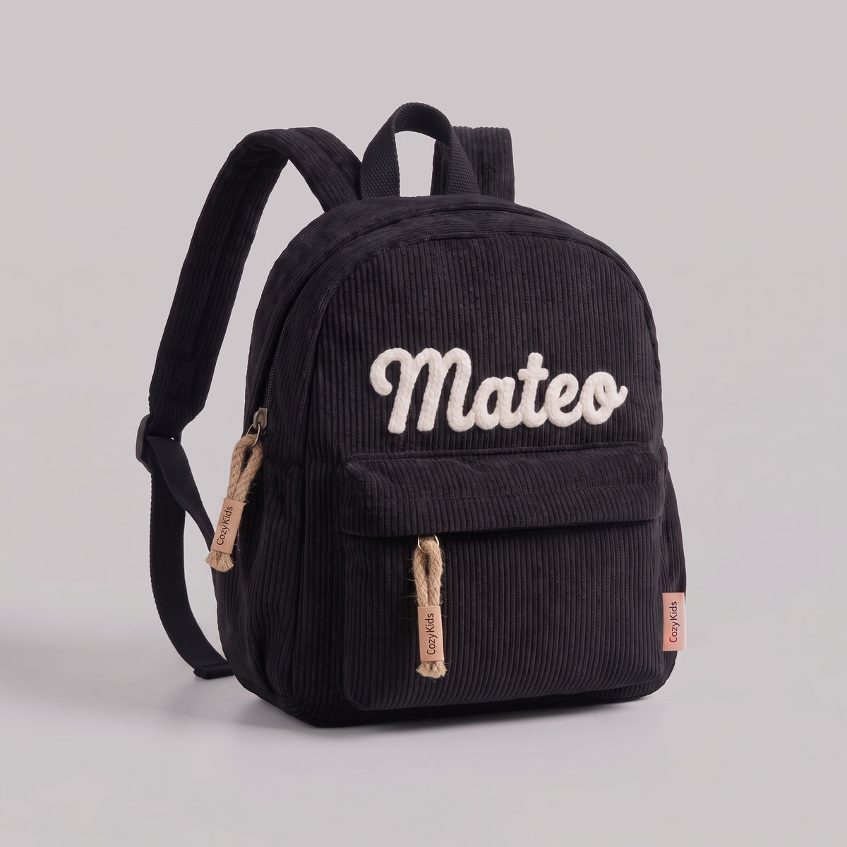 Mochila Infantil Personalizada con Nombre Tejido a Mano