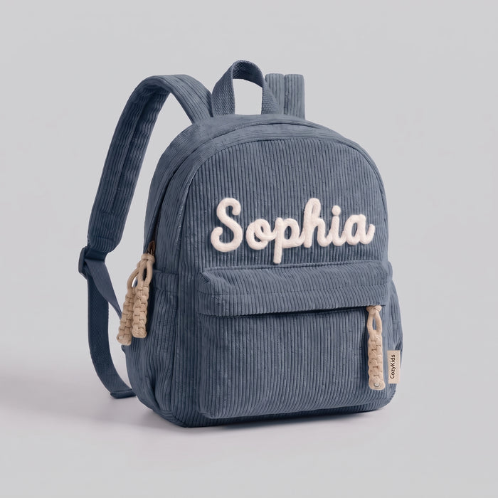 Mochila Infantil Personalizada con Nombre Tejido a Mano
