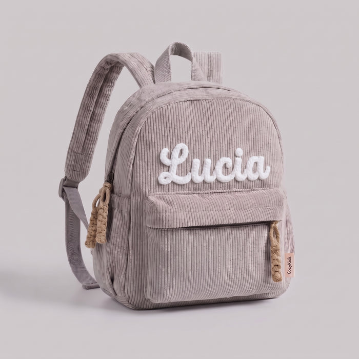 Mochila Infantil Personalizada con Nombre Tejido a Mano